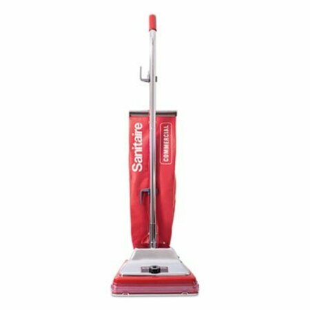 ELECTROLUX FLOOR CARE CO Sanitaire, TRADITION UPRIGHT VACUUM WITH SHAKE-OUT BAG, 17.5 LB, RED SC886G